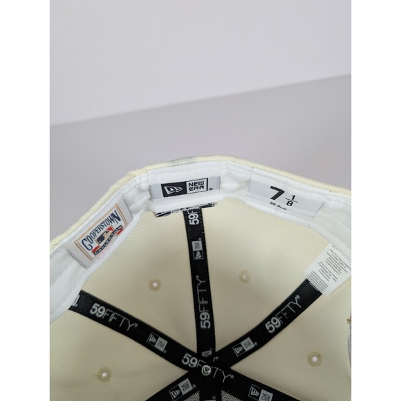 Milwaukee Brewers 2002 ASG Cream Two Tone Tan Red Topperz Hat Club Beer 7 1/8 - Picture 8 of 8